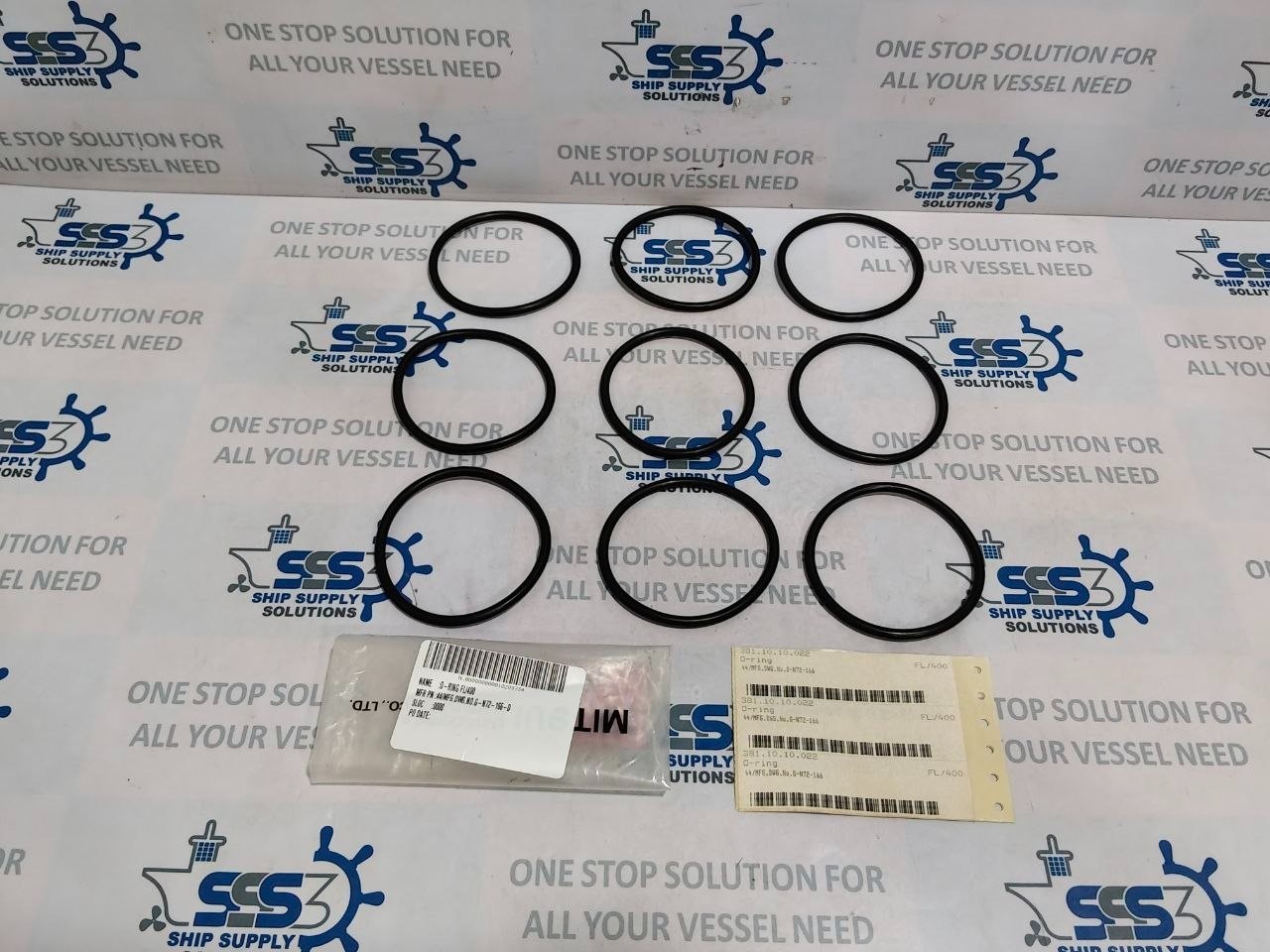 O-Ring FL/400 G-N72-166-D O-Ring Size OD 90mm x ID 82mm x Thickness 5mm