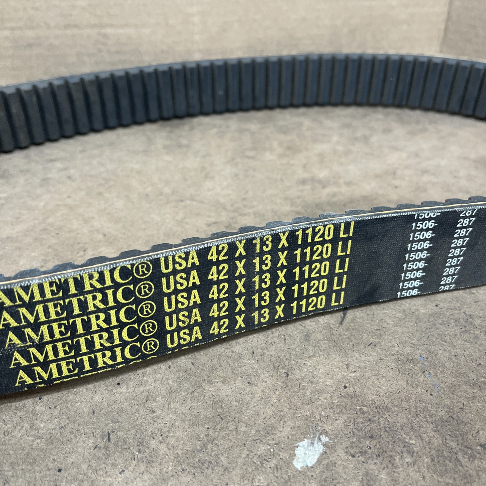 *NEW* Ametric 42X13X1120 LI Metric VSB Belt 1120mm L 42mm W 13mm T Unimatch