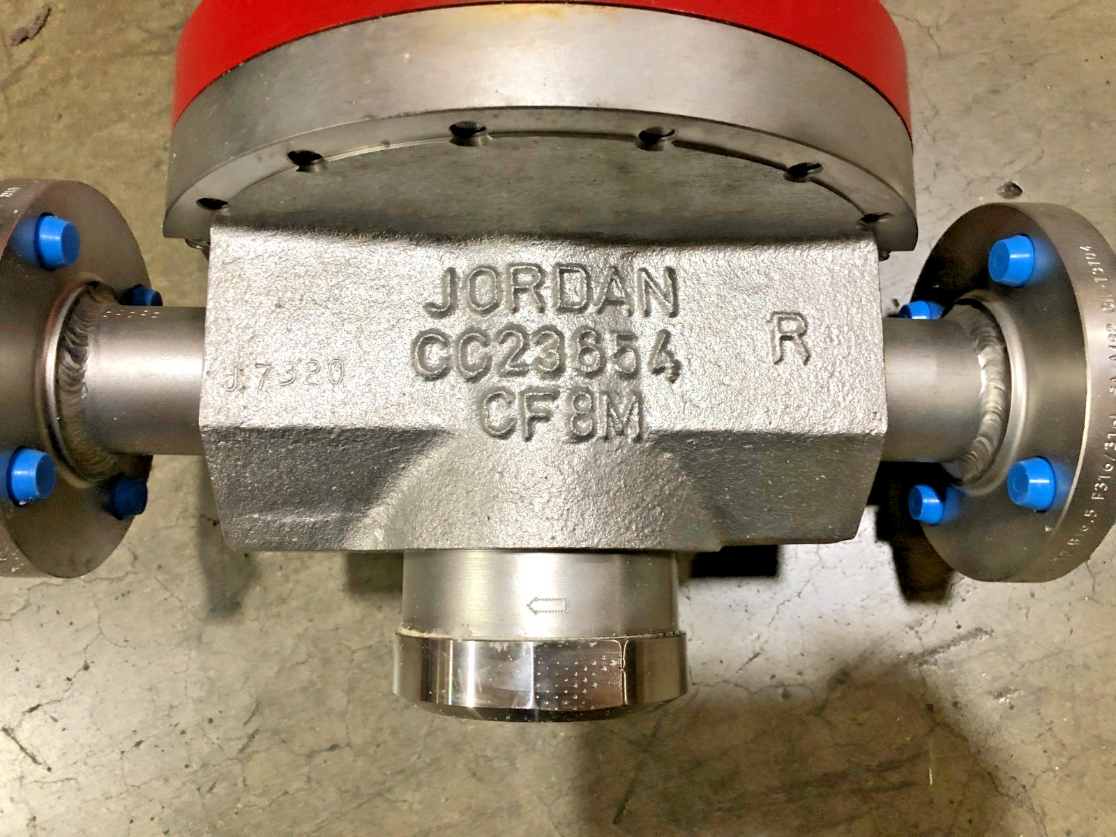 New Jordan Valve 68G Globe-Style Regulator 1-1/2″ Seat B-N 316 Body 275psi Max