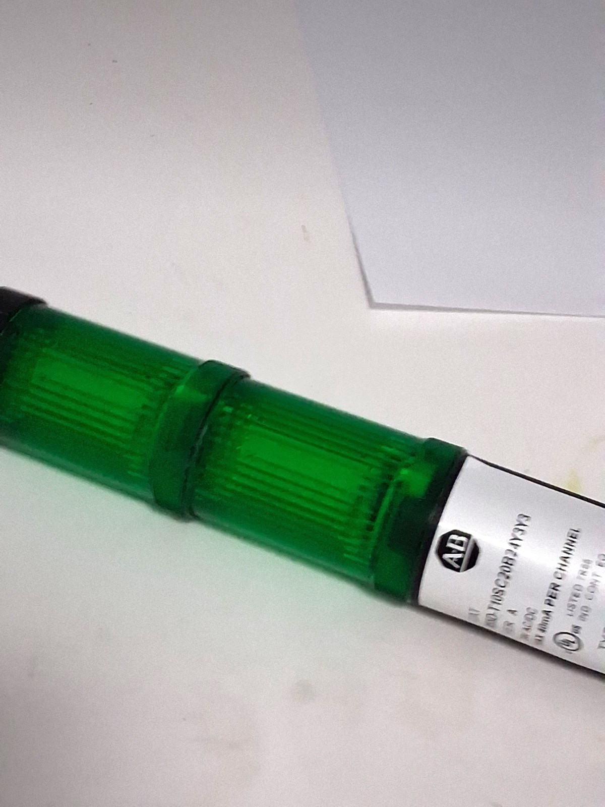 ALLEN BRADLEY 855D-T10SC20B24Y3Y3 STACK LIGHT GREEN 24VAC/DC SERIES A NNB