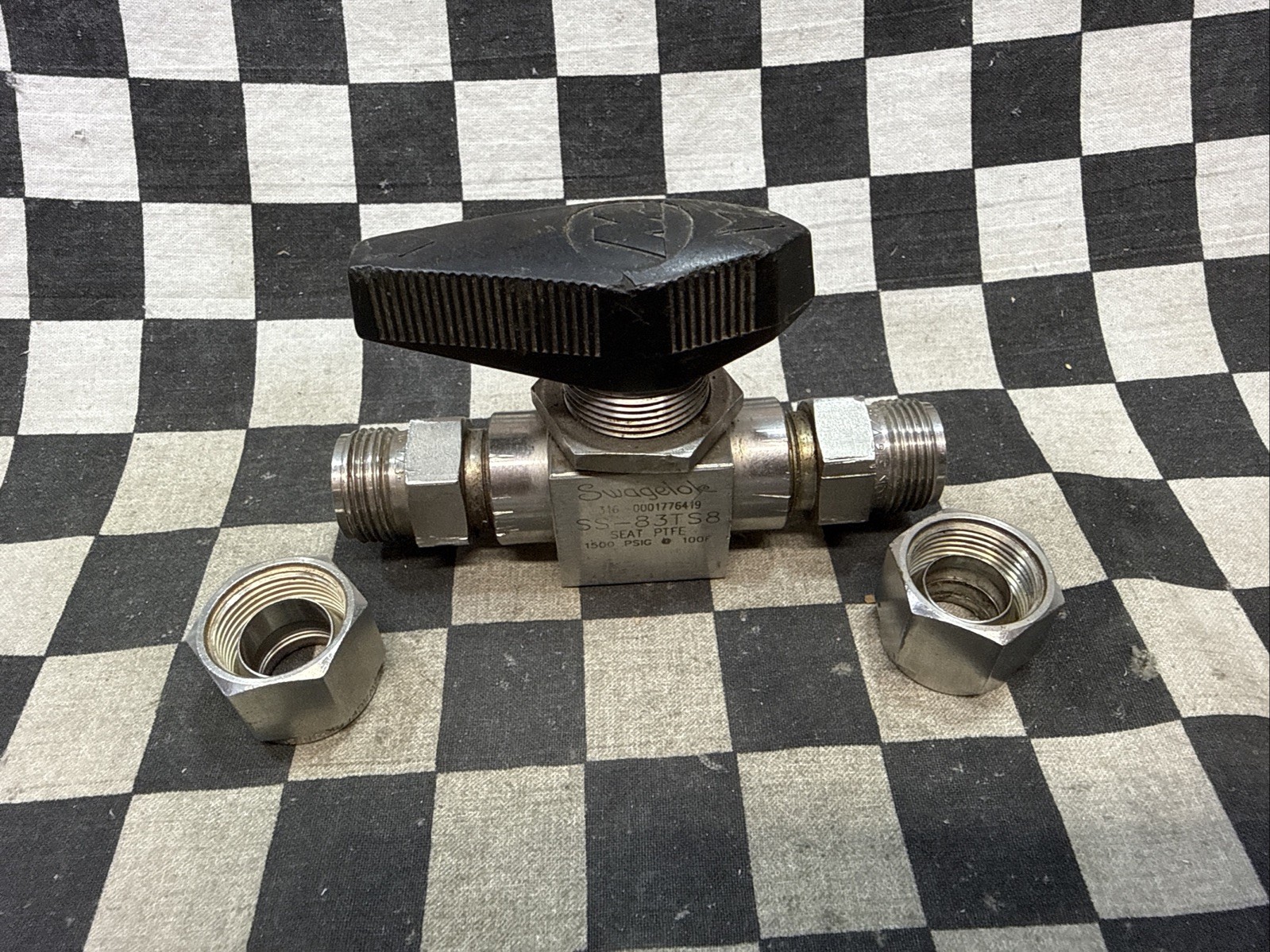 SWAGELOK SS-83TS8, SS83TS8, BALL VALVE 1/2″, SHIPSAMEDAY#1654W1
