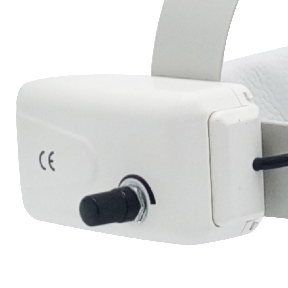 Medical Surgical Dental 3.5X Binocular Loupes Magnifier Headband w/LED Headlight