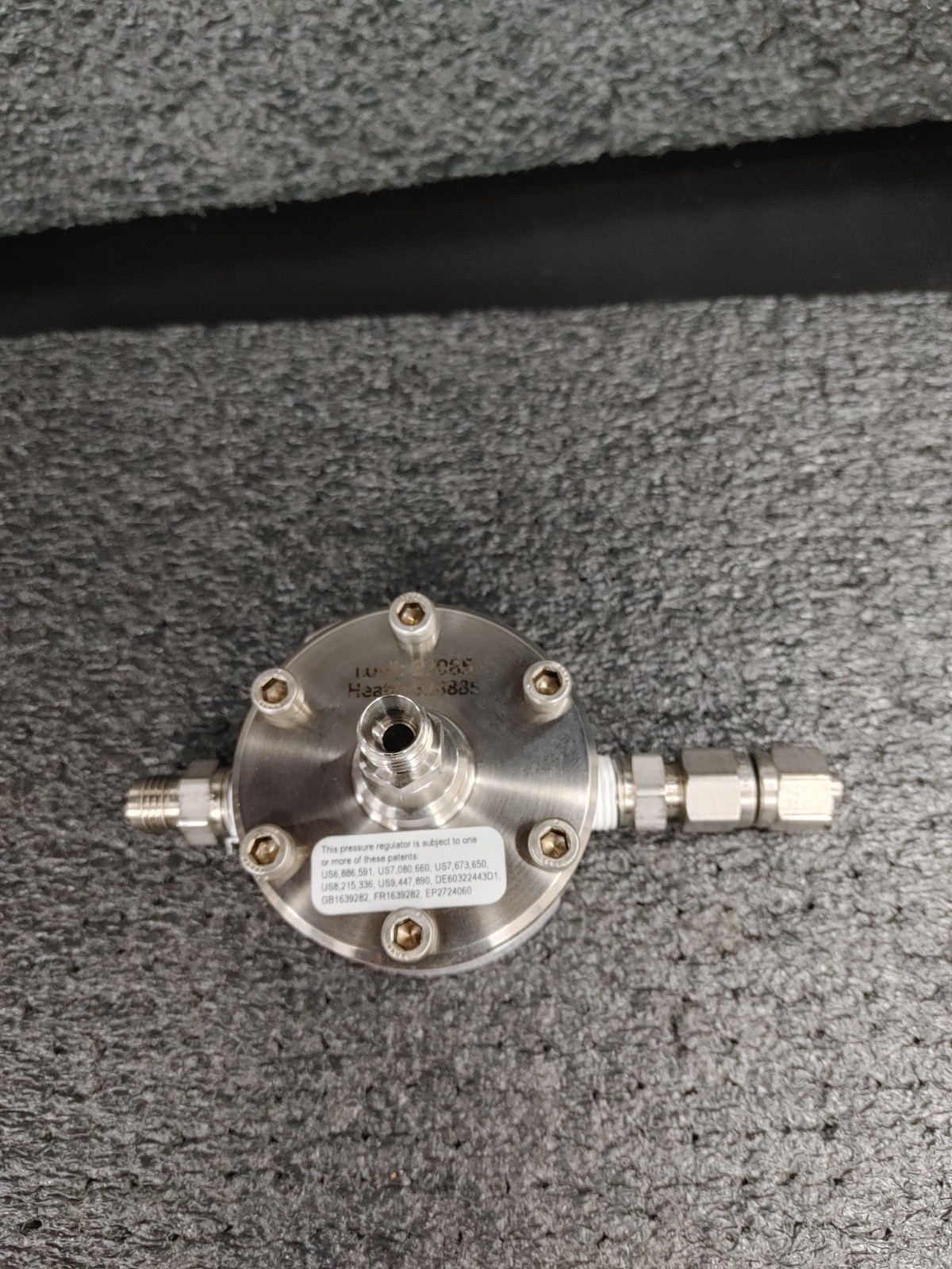 EQUILIBAR HF2SNN12B-NSMP500T100G10EEB 500 PSI Back Pressure Regulator