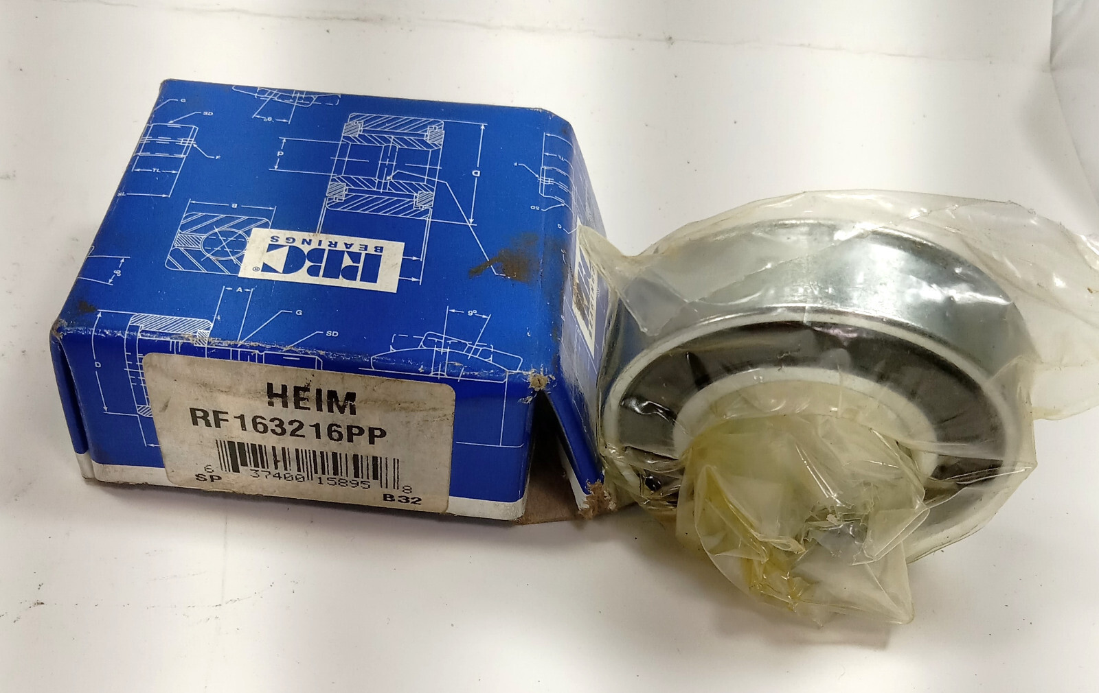 1 NEW RBC RF163216PP FLANGED DOUBLE SEALED BALL BEARING NIB ***MAKE OFFER***