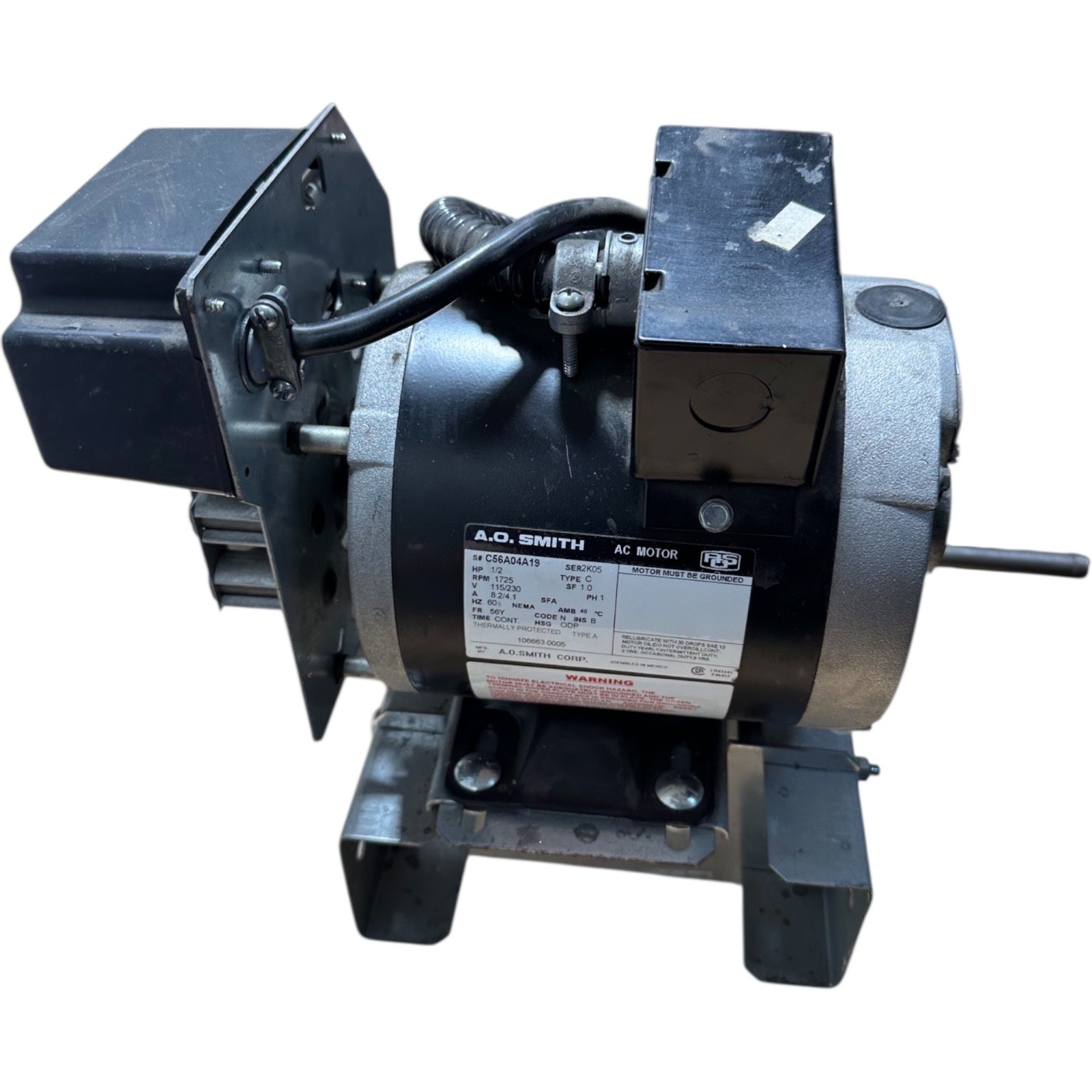 Overhead Door Model JST-511, 933334.1000 W/ A.O. Smith C56A04A19 AC Motor🔥