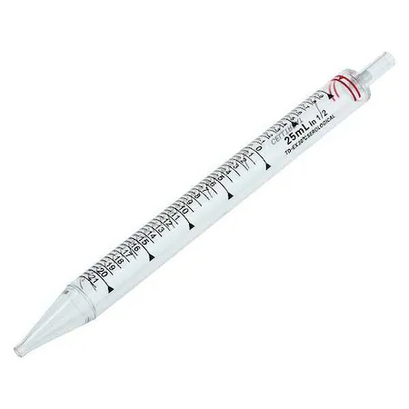 Pipette, Plastic, Class A, 23.5 Cm L, Pk100 (Formerly Lab Safety Supply),