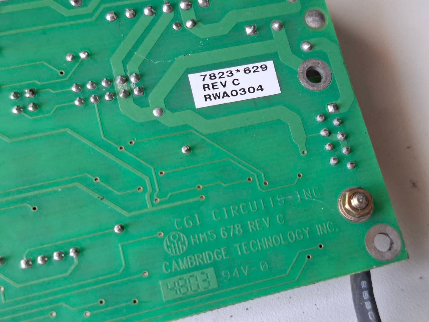 CGI CIRCUITS INC 7823*629 REV C.