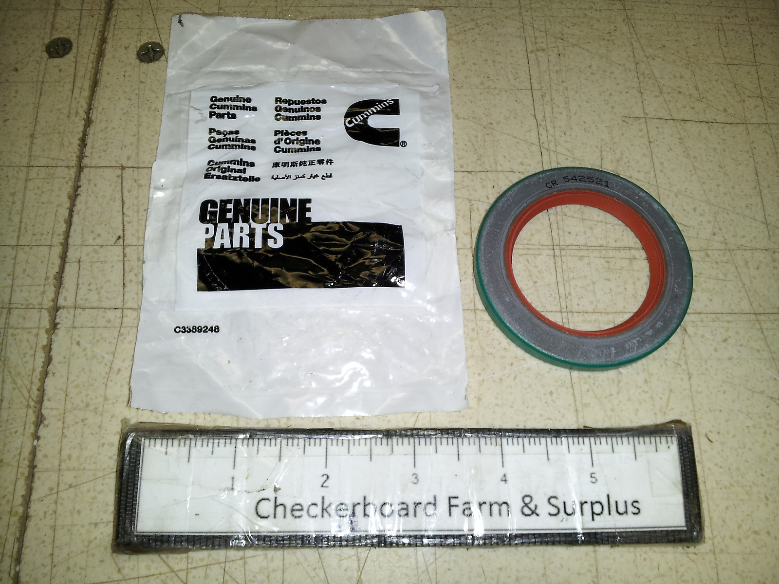 NOS Genuine Cummins Onan Oil Seal 0509-0131 509-0131 CR-542521 5330010518118