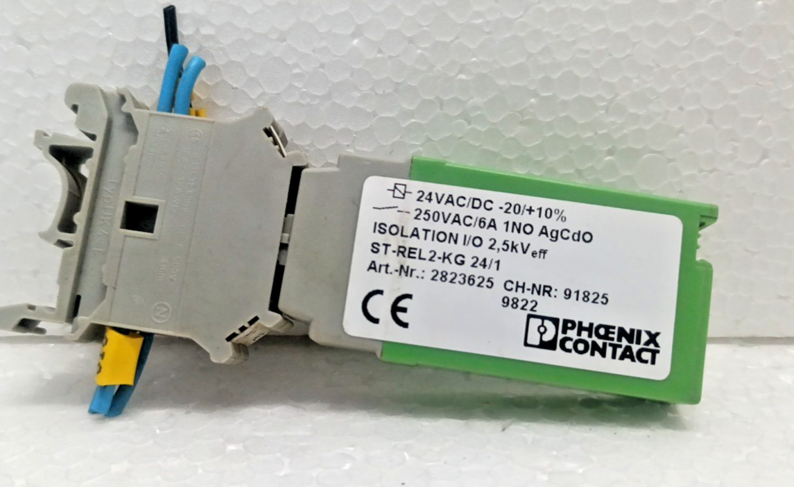 Phoenix Contact ST-REL2-KG 24/1 24 VAC/DC Art Nr : 2823625 Lot Of 3 Pcs