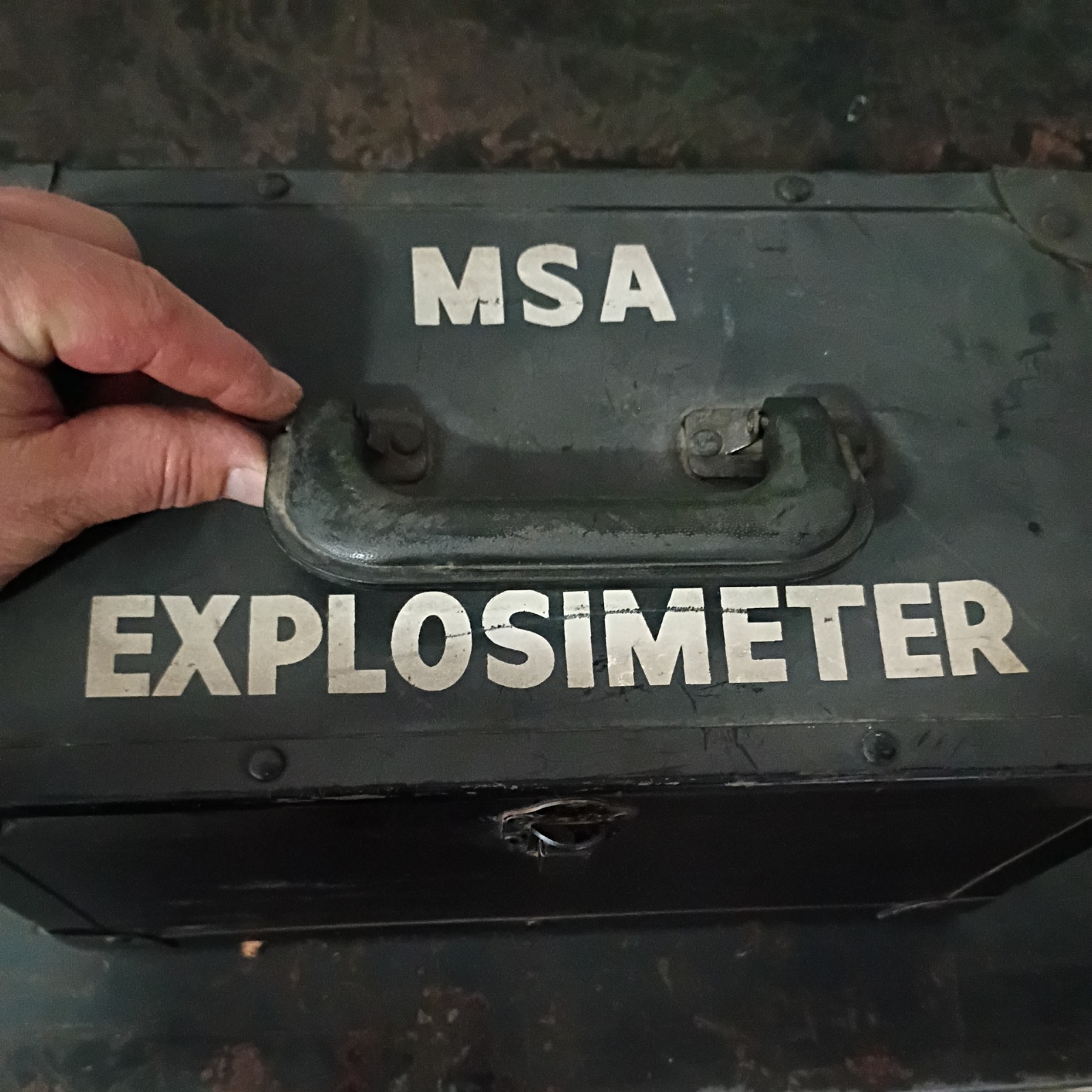 Rare MSA 89220 Explosimeter Combustible Gas Indicator Model 2A Vintage!