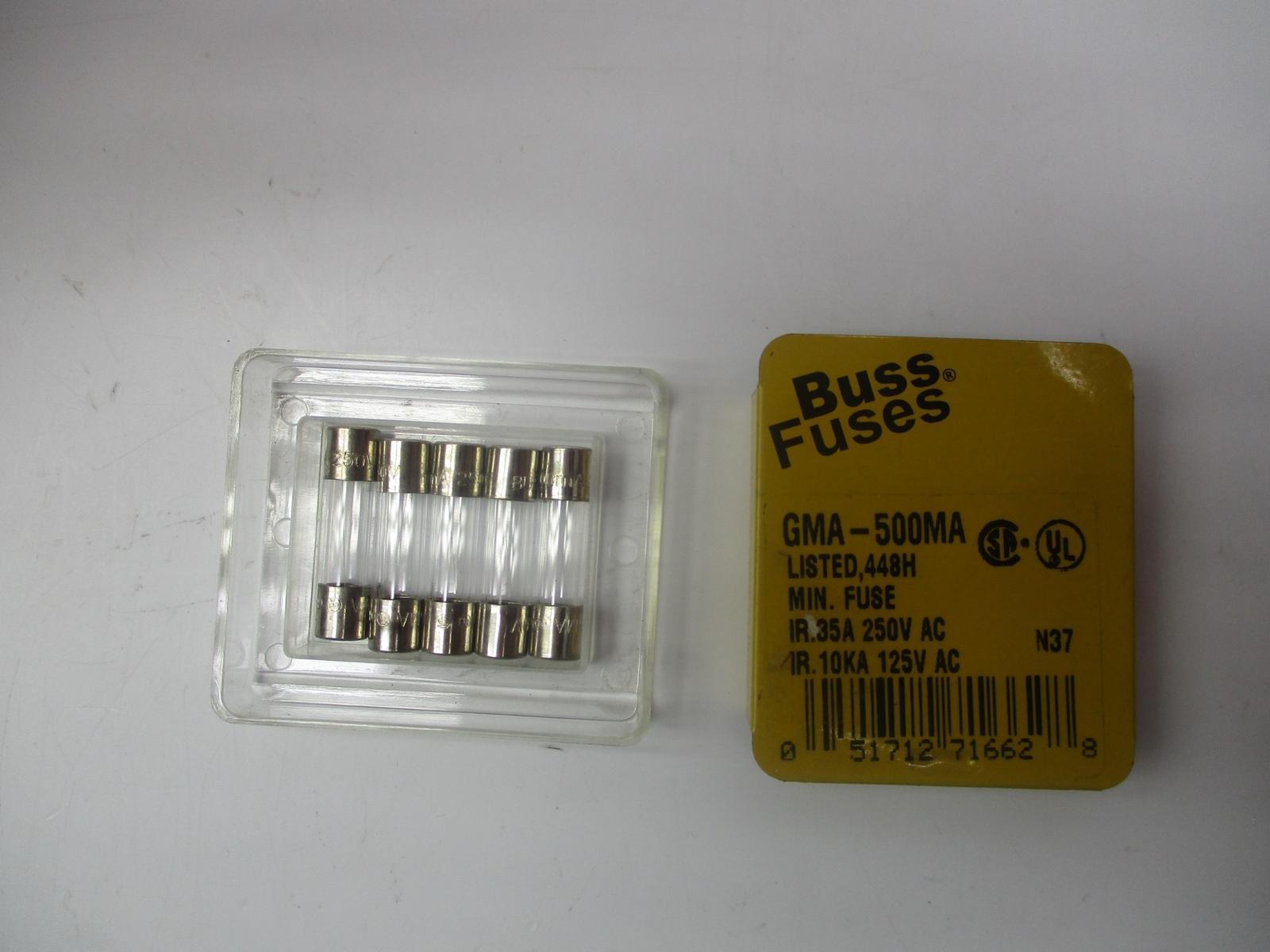 BUSS GMA-500MA FUSE 35A PKG OF 5 NSMP