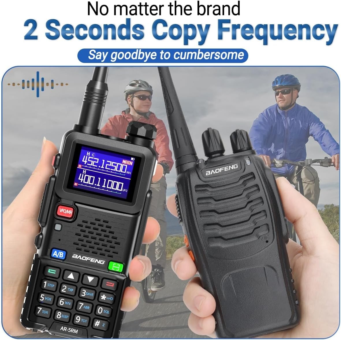 Digital Handheld Radio Scanner Fire Police VHF FM EMS Ham 2 Way Transceiver Dual