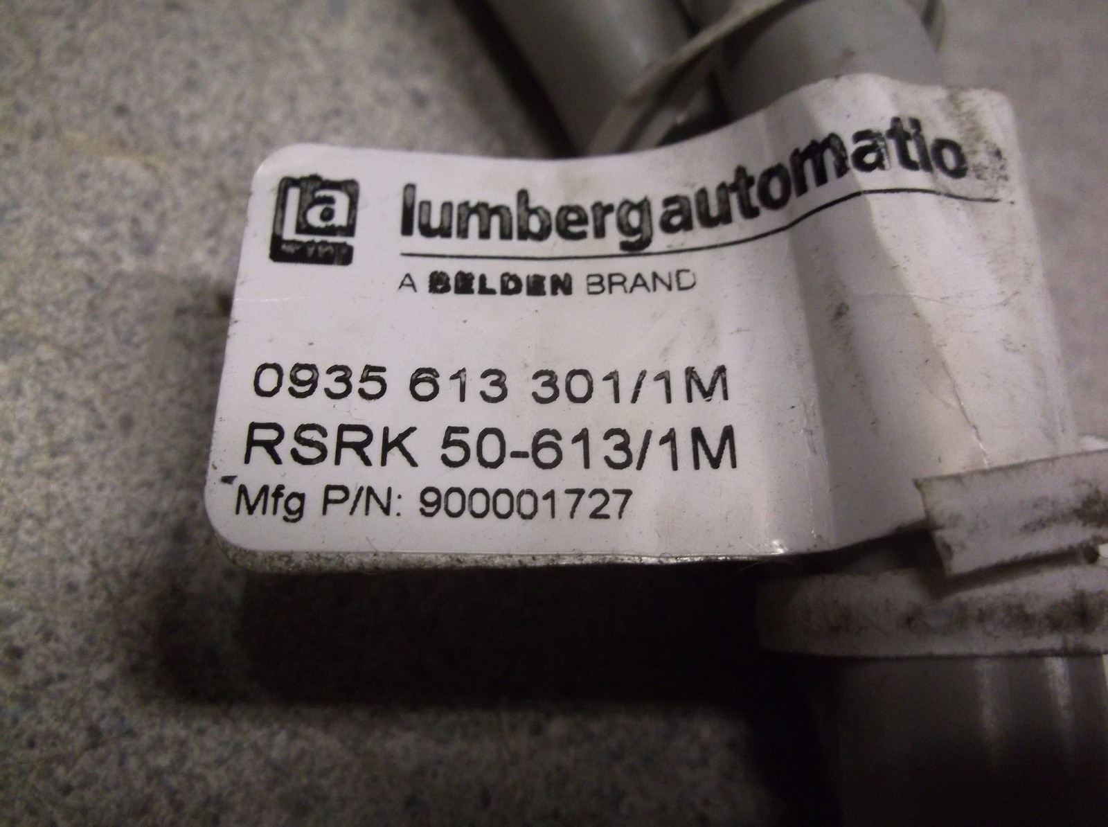 NEW Lumbergautomation 900001727 Cable Cordset 0935 613 301/1M RSRK 50-613/1M