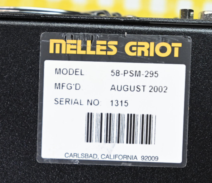 Melles Griot Model 58-BLD-605 DPSS Dual Beam Laser System >400 mW Pure SLM