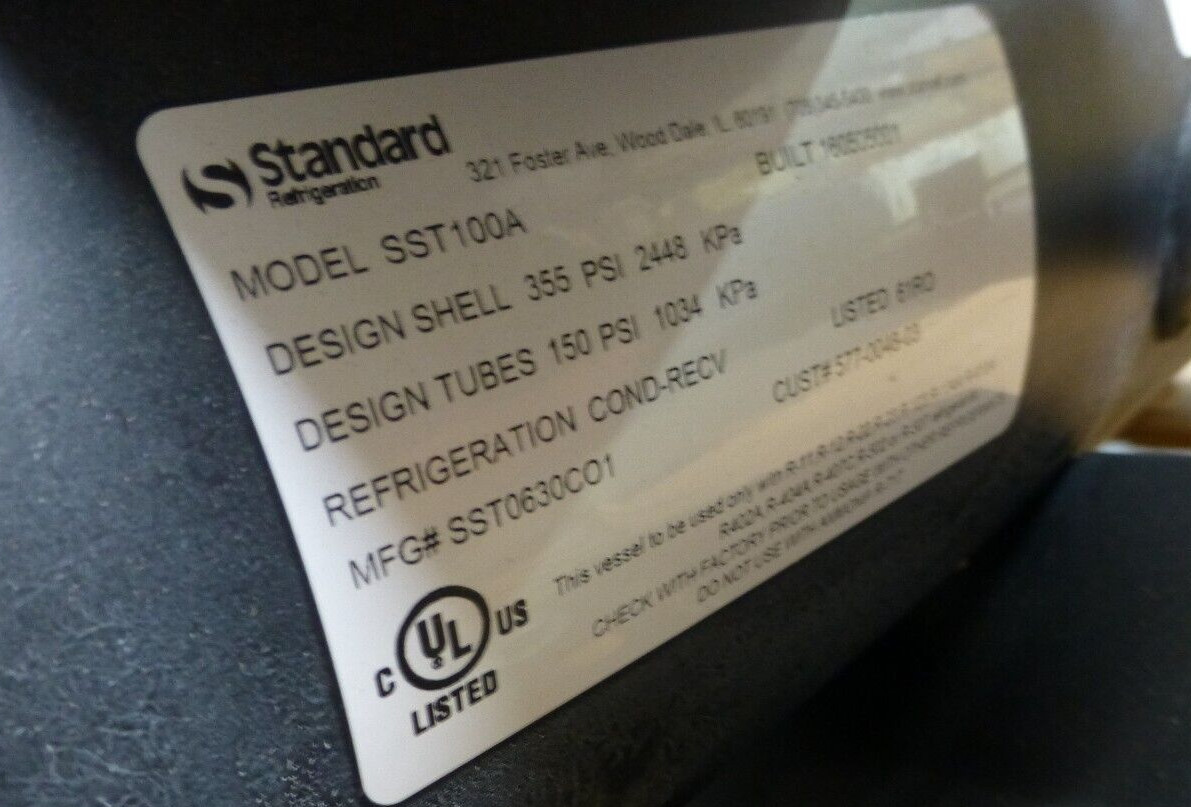 ALFA LAVAL SST100A STANDARD SST CONDENSOR SST100 COMMERCIAL REFRIGERATION