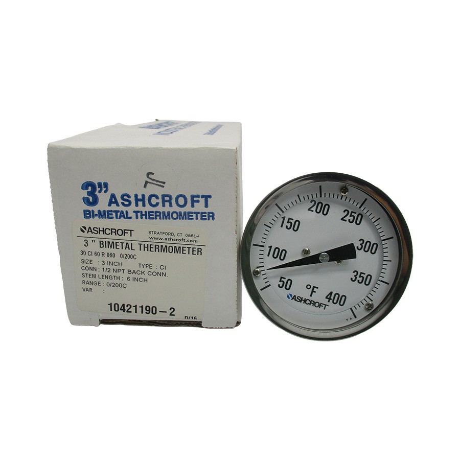 ASHCROFT 30CI60R060-0/200C 10421190-2 3″ NSMP
