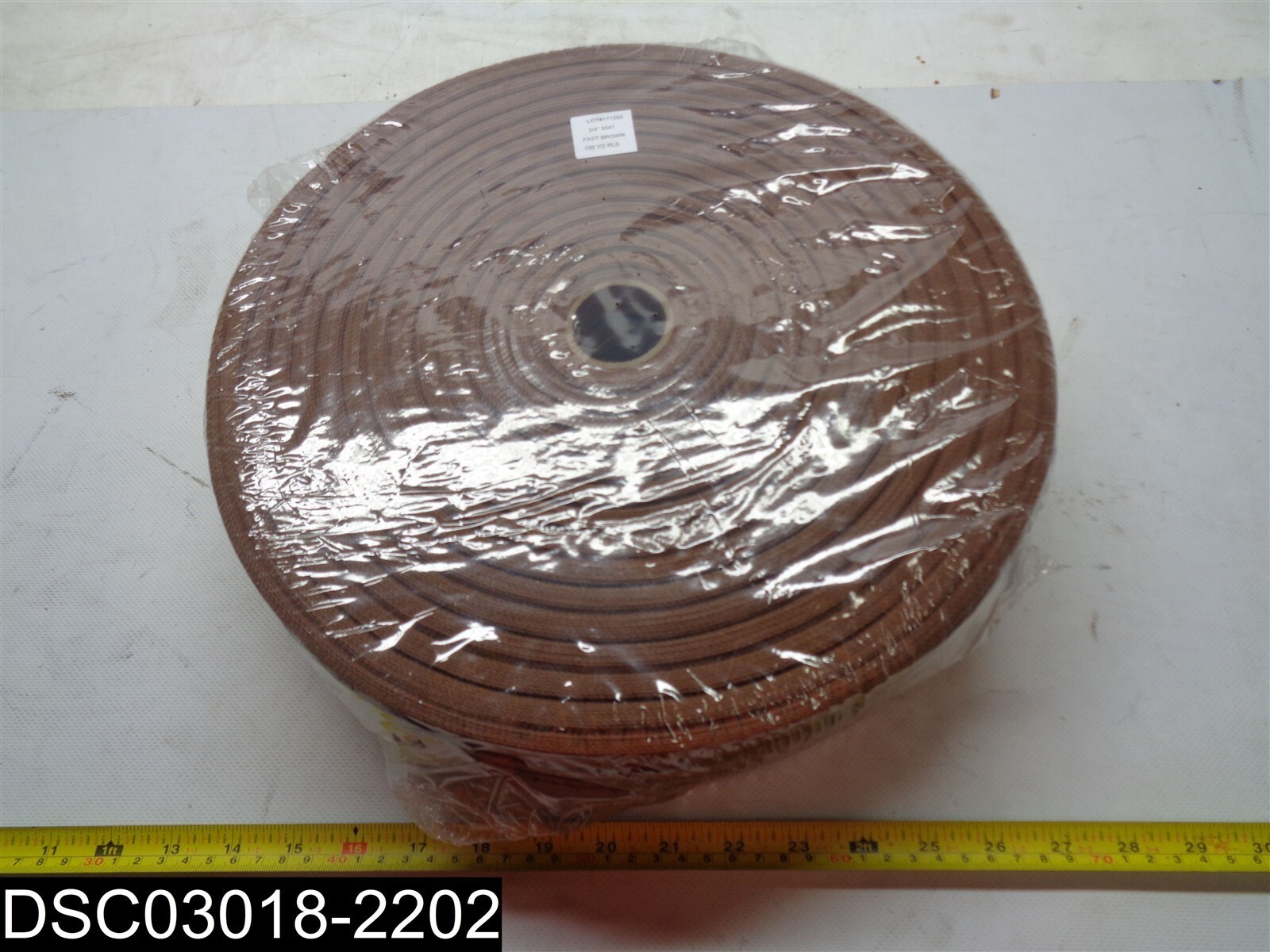 QTY=5 Rolls: 171552 3/4″ 5541 Fast Brown 100 Yard Rolls