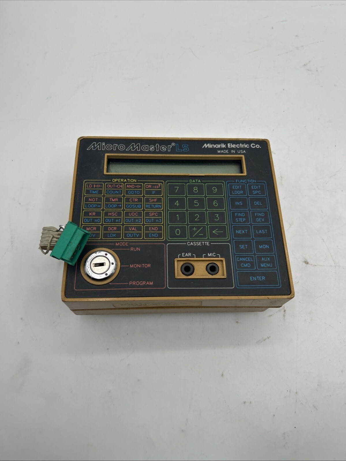 MICRO MASTER LS1001A MINARIK ELECTRIC PROGRAMMER KEYPAD See Pics 30 Days Warrant