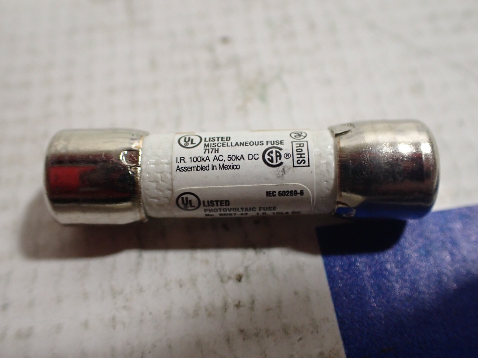 Lot of 12 Littelfuse KLKD1/2 1/2A 600VAC Fast Acting Photovoltaic Fuses