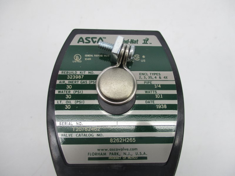 ASCO 8262H265 110/120V 30PSI 1/4″ NSMP
