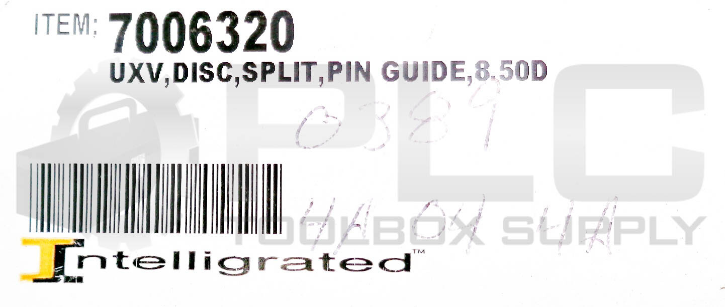 NEW INTELLIGRATED 7006320 UXV DISC SPLIT PIN GUIDE 8.50OD