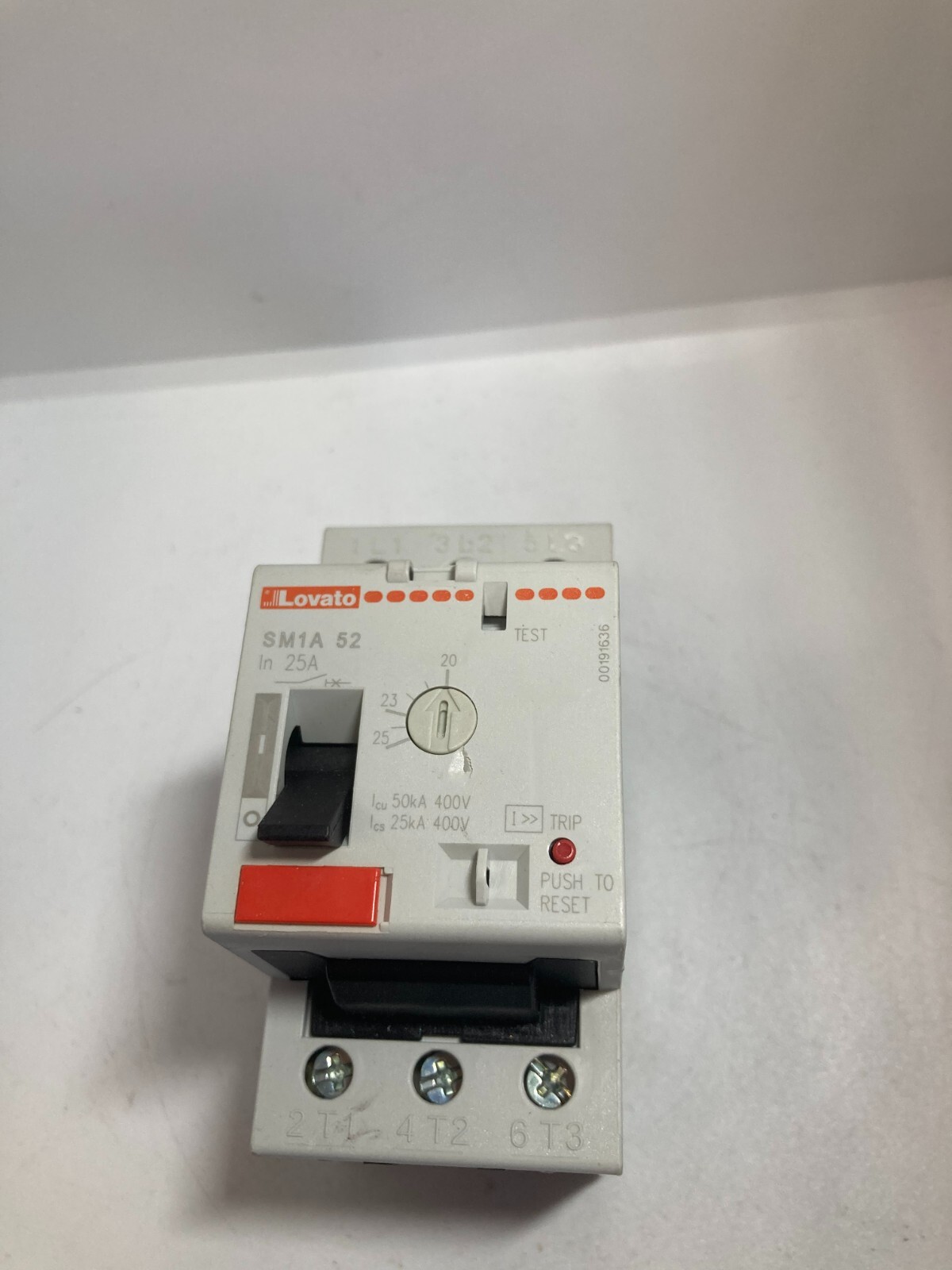 LOVATO 11SM1A52 MOTOR PROTECTION CIRCUIT BREAKER 400V 20-25A NNB
