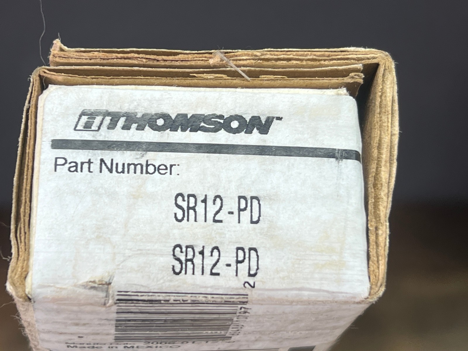 THOMSON aluminum SHAFT SUPPORT RAIL SR12-PD 24″ PRE-DRILLED NEW IN BOX
