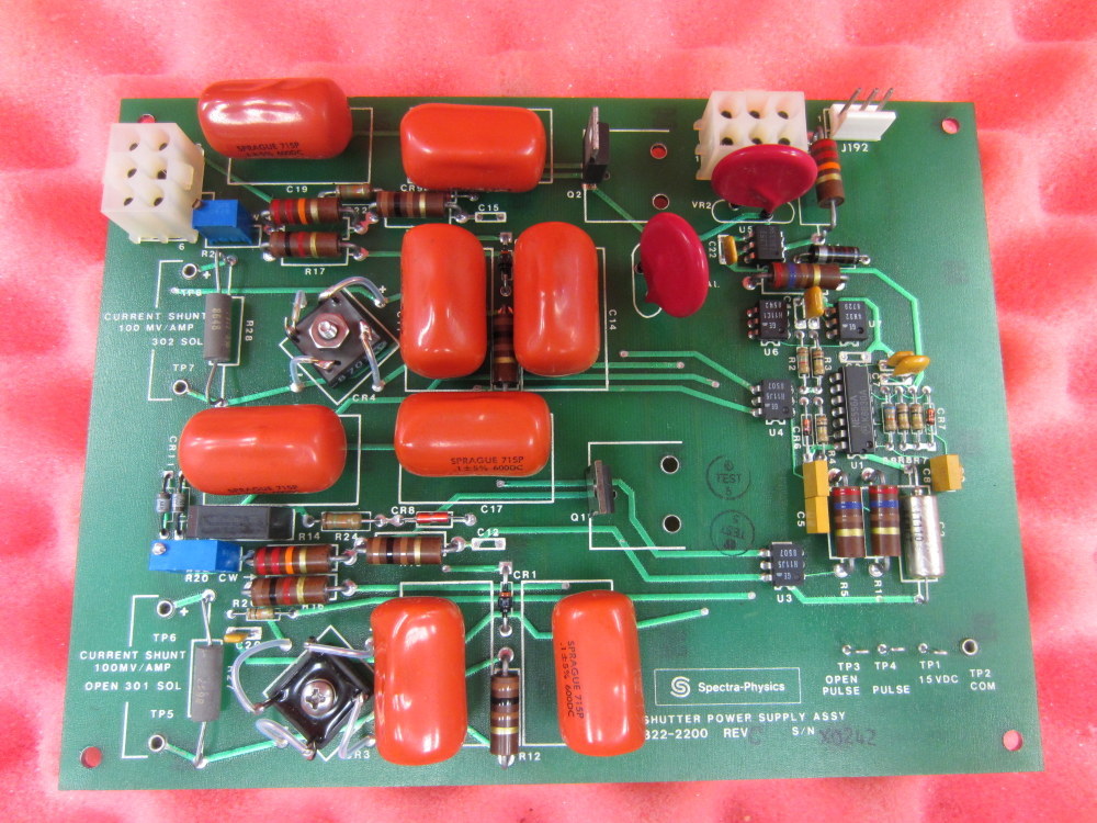 Spectra Physics 822-2200 Shutter Power Supply Assy Rev C