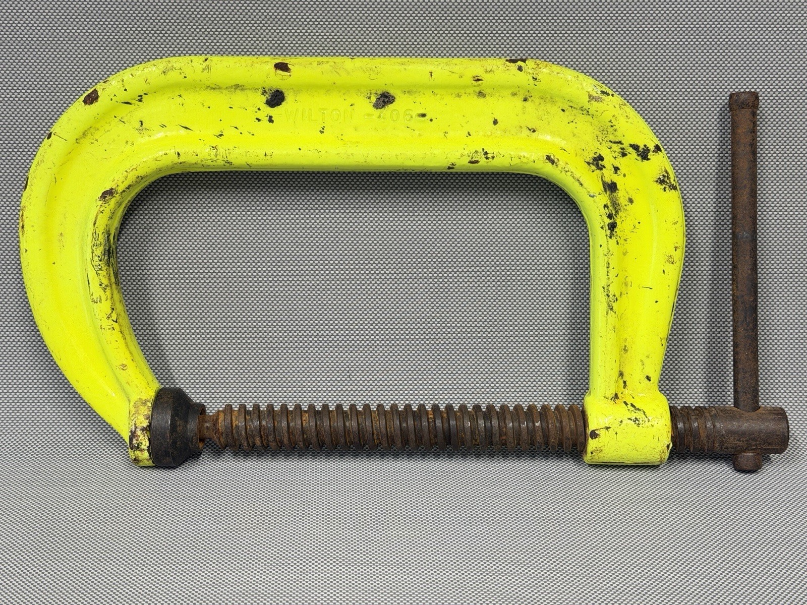 WILTON HI-Vis 406 406SF C-Clamp 6-1/16″ Drop Forged Steel 6600 lb 406-SF Safety