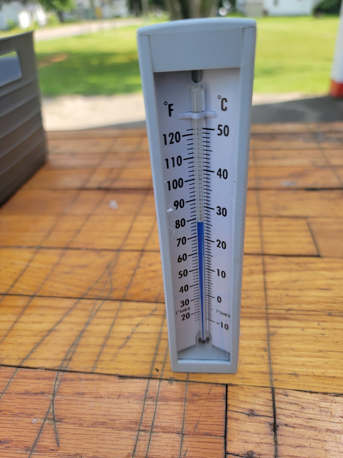 Zoro Select 4Pru5 Compact Thermometer,20 To 120 F,Back