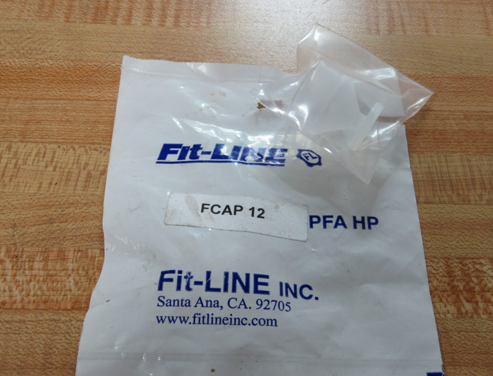 Fit-Line FCAP 12 PFA Plug FCAP12 (Pack of 2)