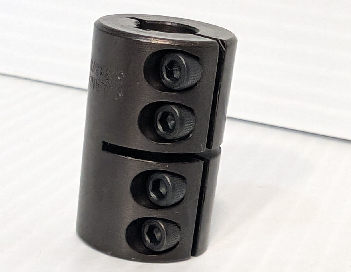 Ruland CLC-6-6-F Nomar Clamp Type Rigid Coupling with Keyway, Single-Point Faced