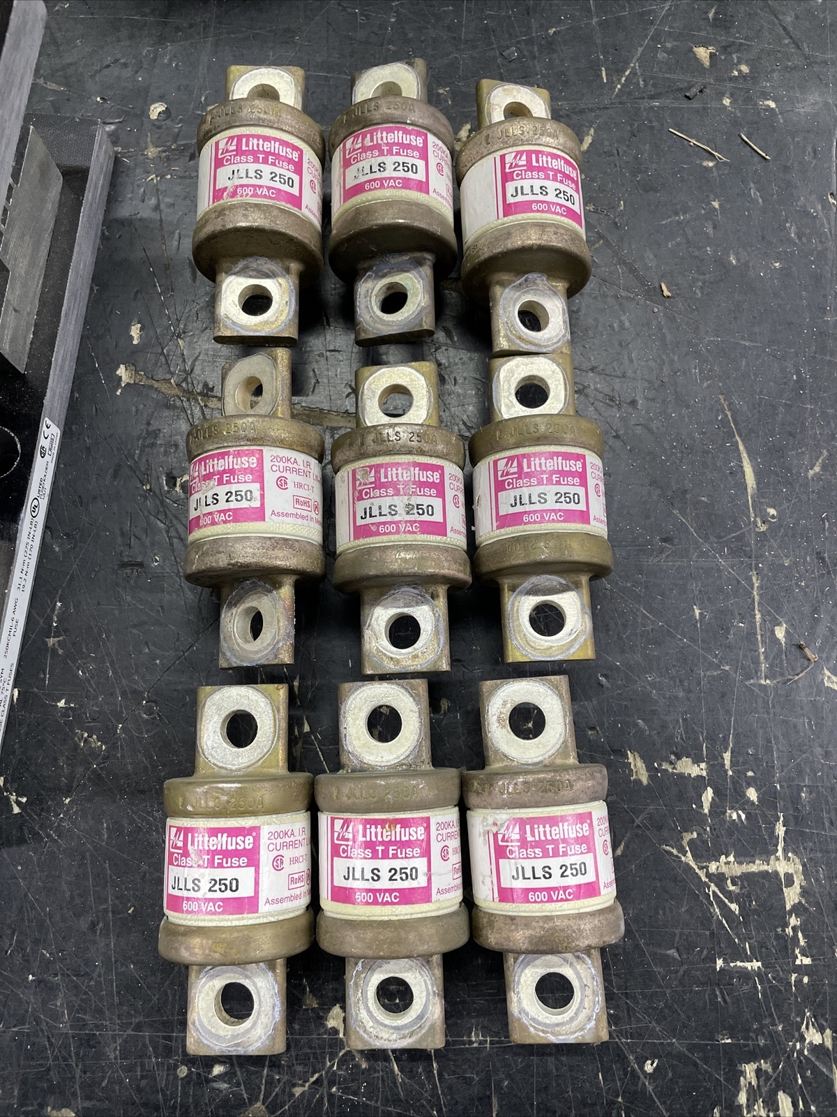 1 FUSE LITTELFUSE 250A 600V CLASS T FUSE JLLS-250