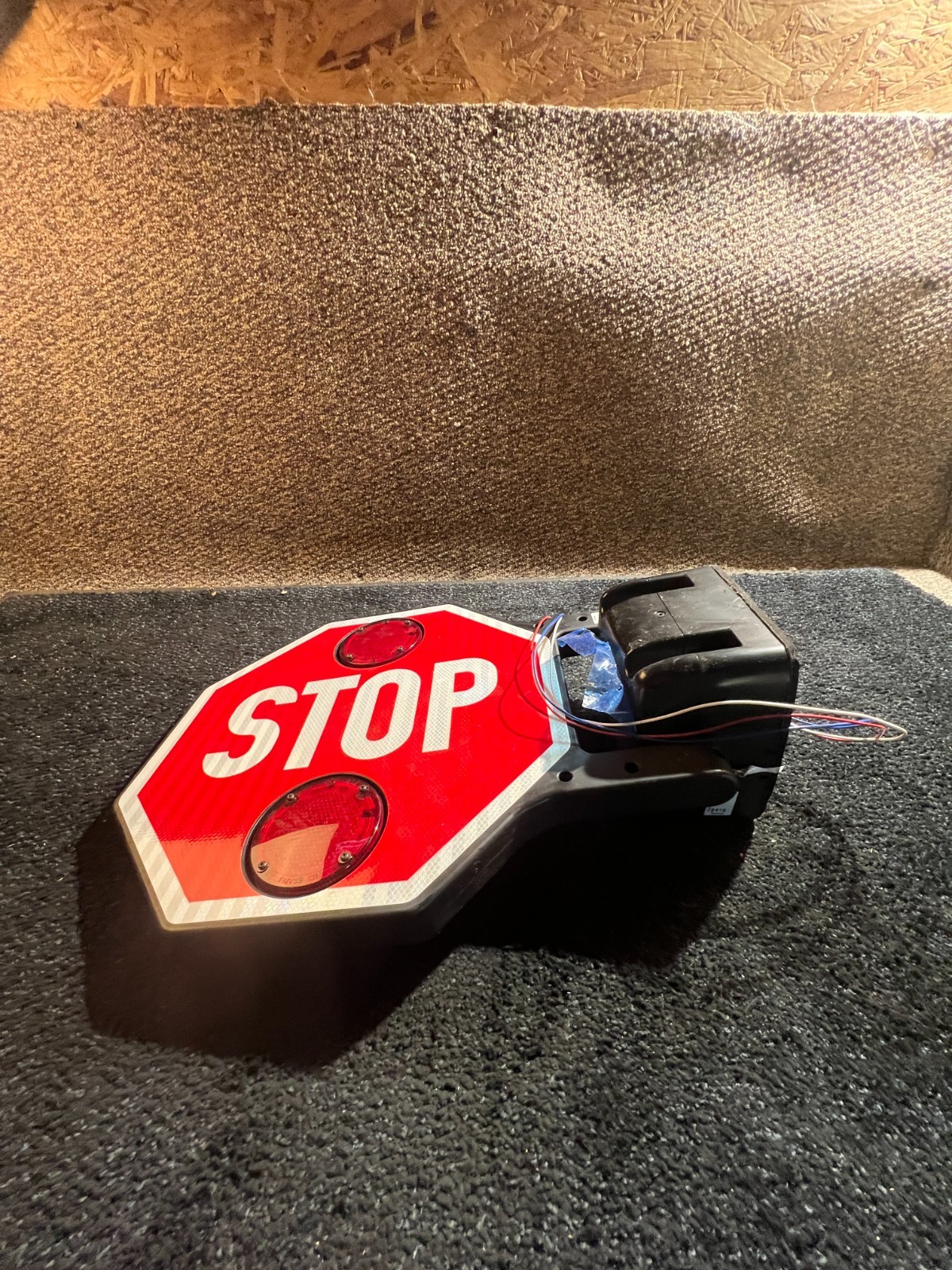 Stop Arm 18″ Sign Electric Rear with LED Lights SC2-811-10D-SP