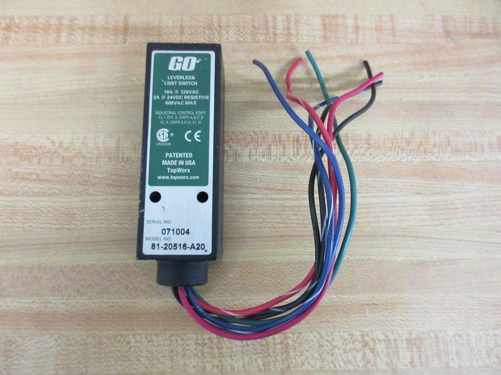 TopWorx Go 81-20516-A20 Limit Switch 8120516A20