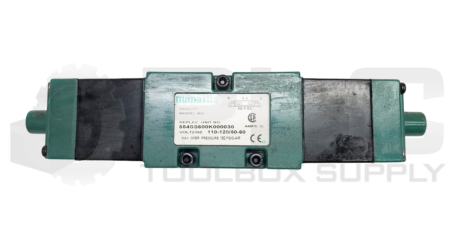 NUMATICS 554SS600K000030 VALVE 150PSI