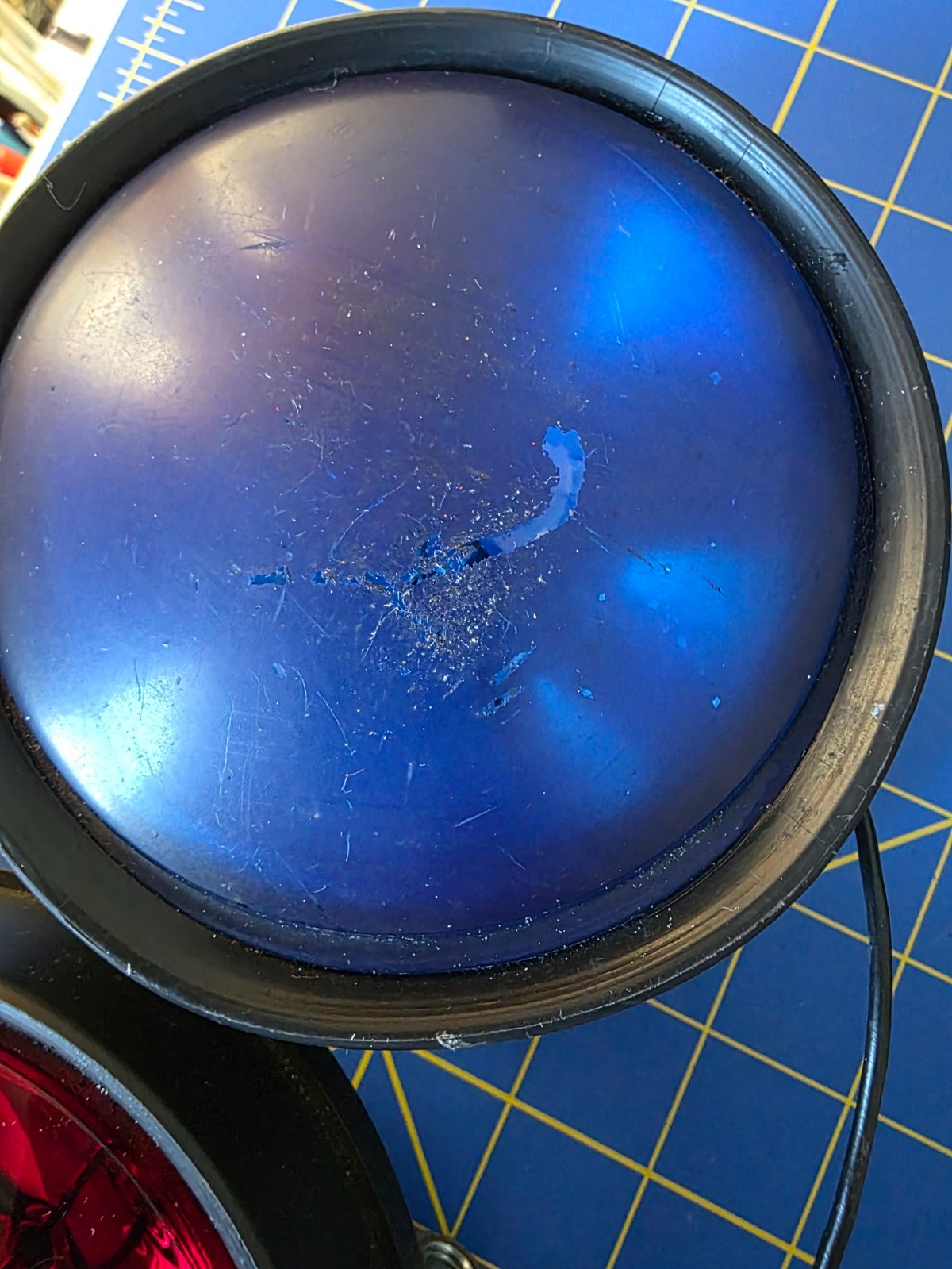 VTG SIGNAL STAT 620 Lights Red & Blue- Untested