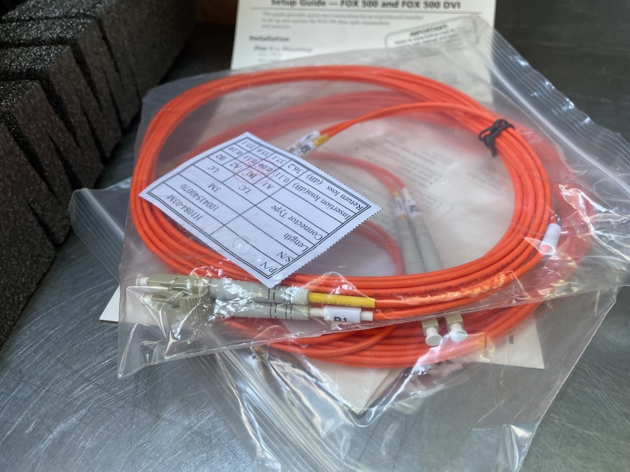 Extron Electronics Fox 500 Tx & Rx Fiber Optic Transmitter with Accessories NIB