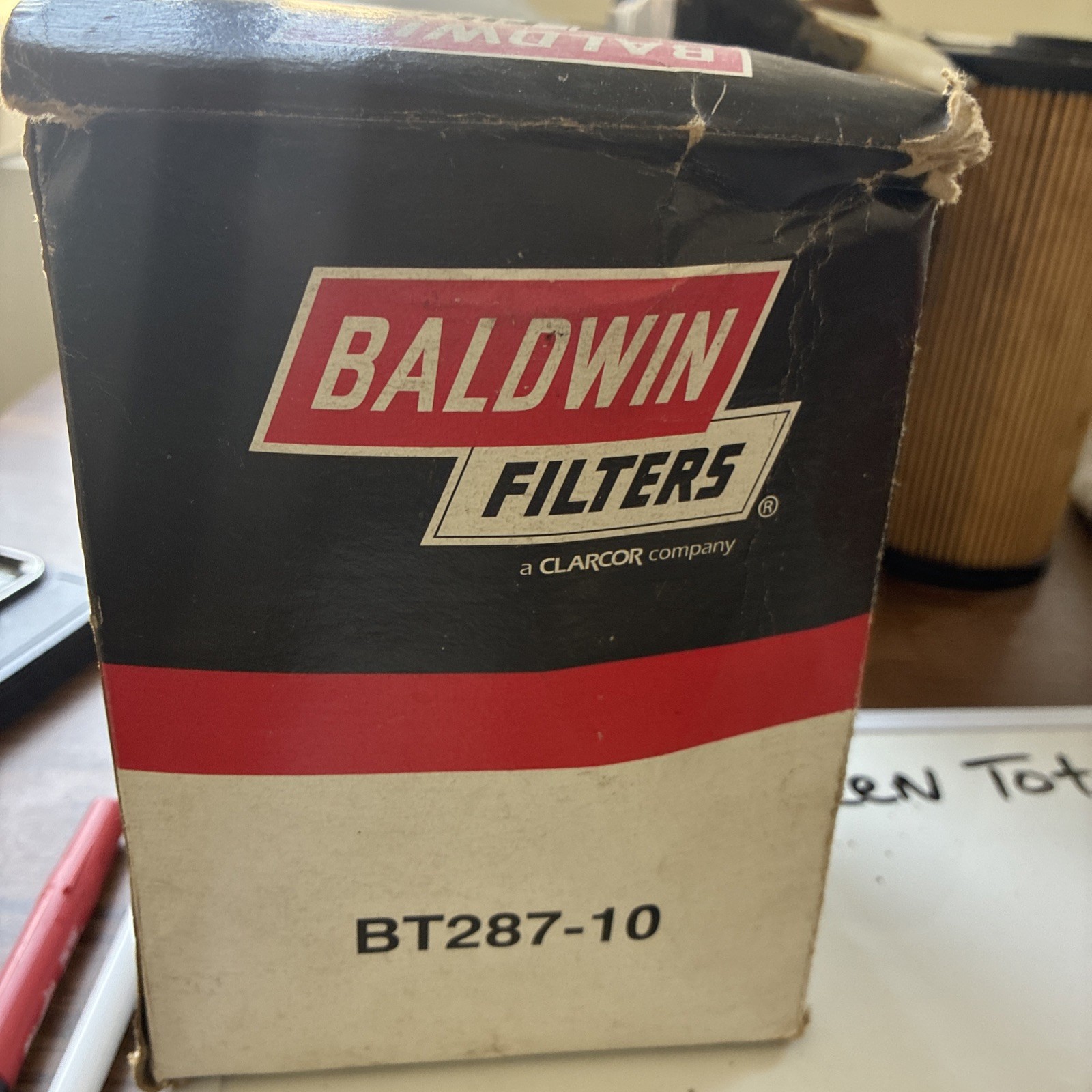(1) Baldwin Filters Bt287-10 Hydraulic Filter, Spin-On, 1-1/2 In Nos Oem