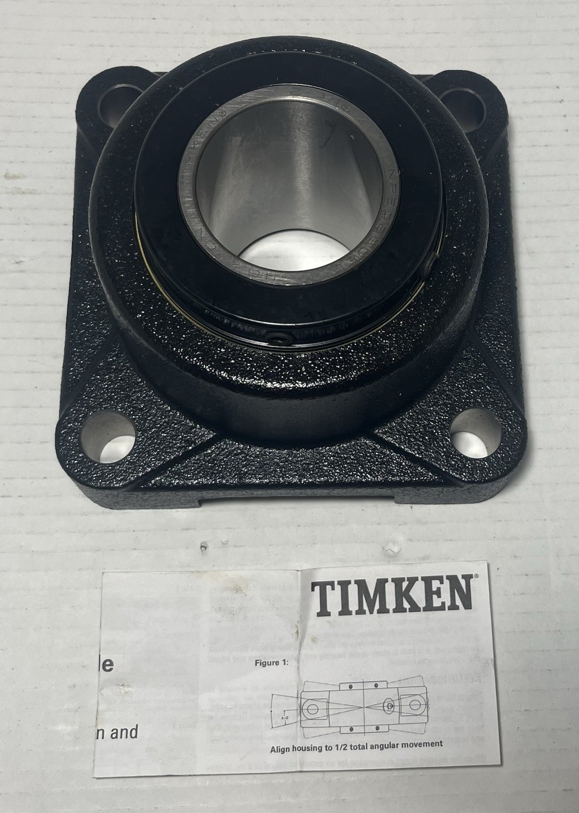 TIMKEN E-4BF-TRB-2-3/16 Type E Flange: 4-Bolt Bearing