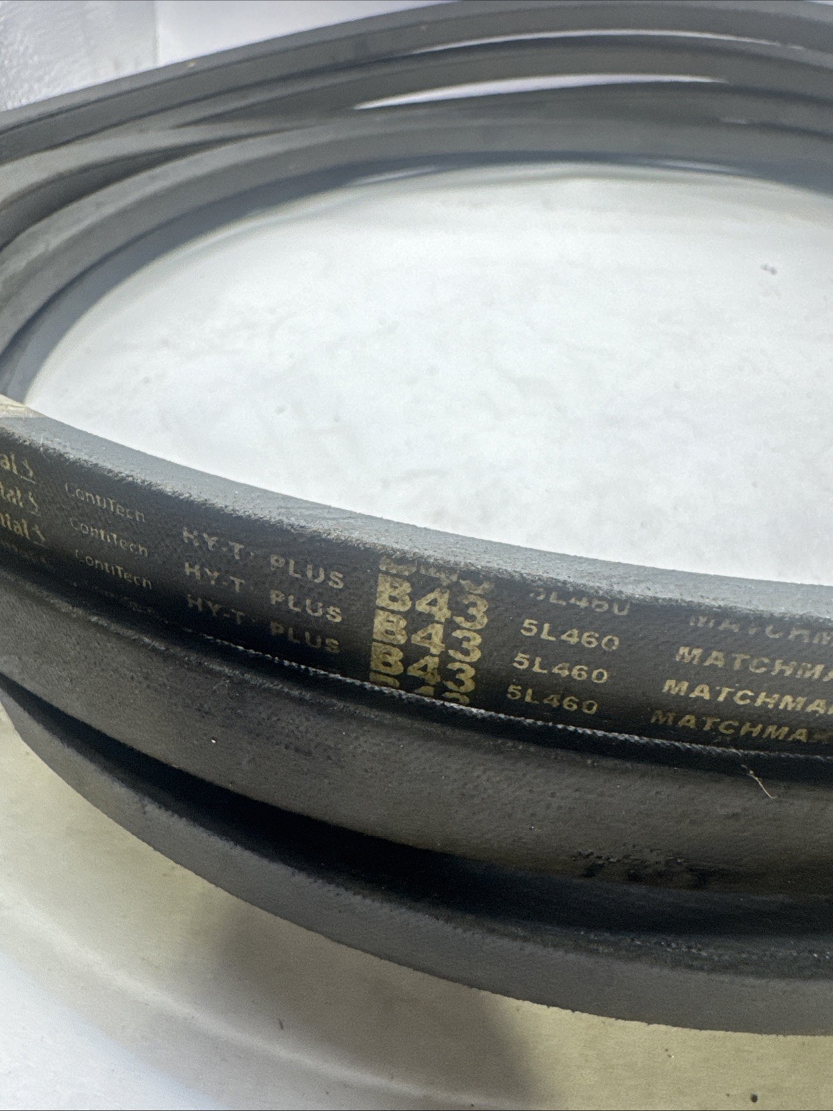 5x Continental B43 5L460 HY-T Plus V-Belt 46” Fractional HP