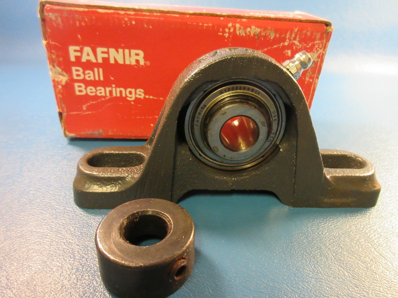 Fafnir RAS1/2, 2-Bolt Pillow Block, Eccentric Collar, Insert=G1008KRRBC1