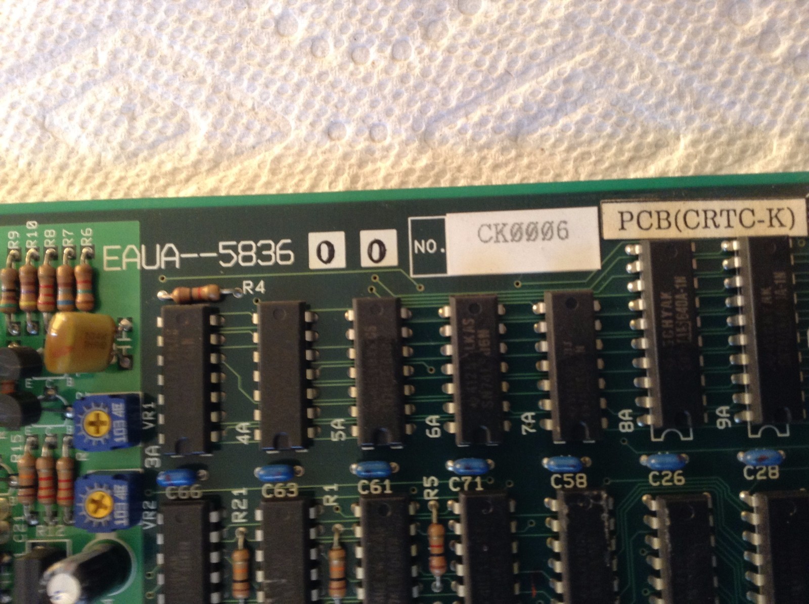 Disco 4TP-1A738 Board CRTC-K EAUA 583600 FAPCB-0500