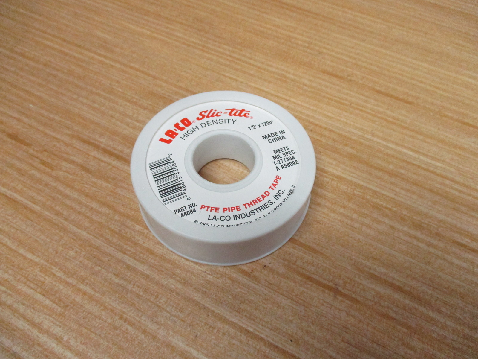 LA-CO 44084 Slic-Tite PTFE Pipe Thread Tape (Pack of 4)