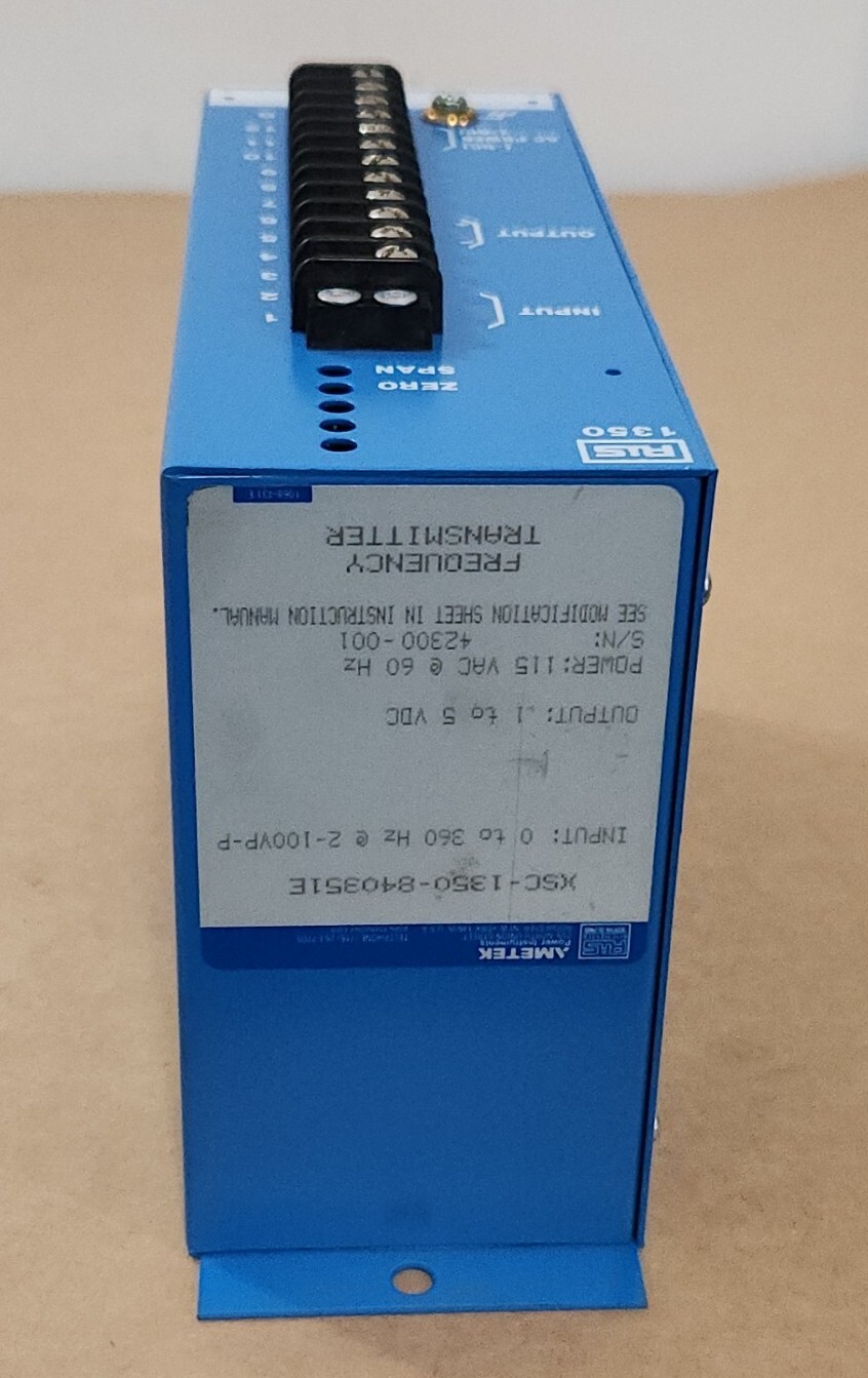 *NEW* RiS SC-1350 Frequency Transmitter Ametek XSC-1350-840351E 115V + Warranty!