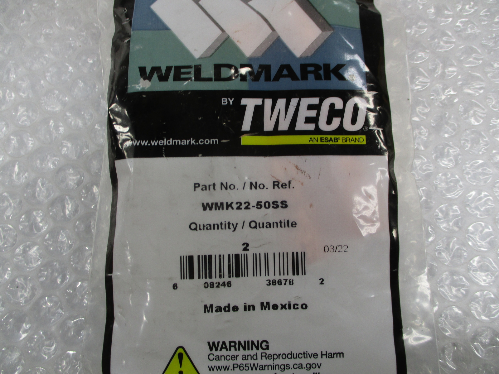 WELDMARK WMK22-50SS NOZZLE PKG OF 2 NSMP