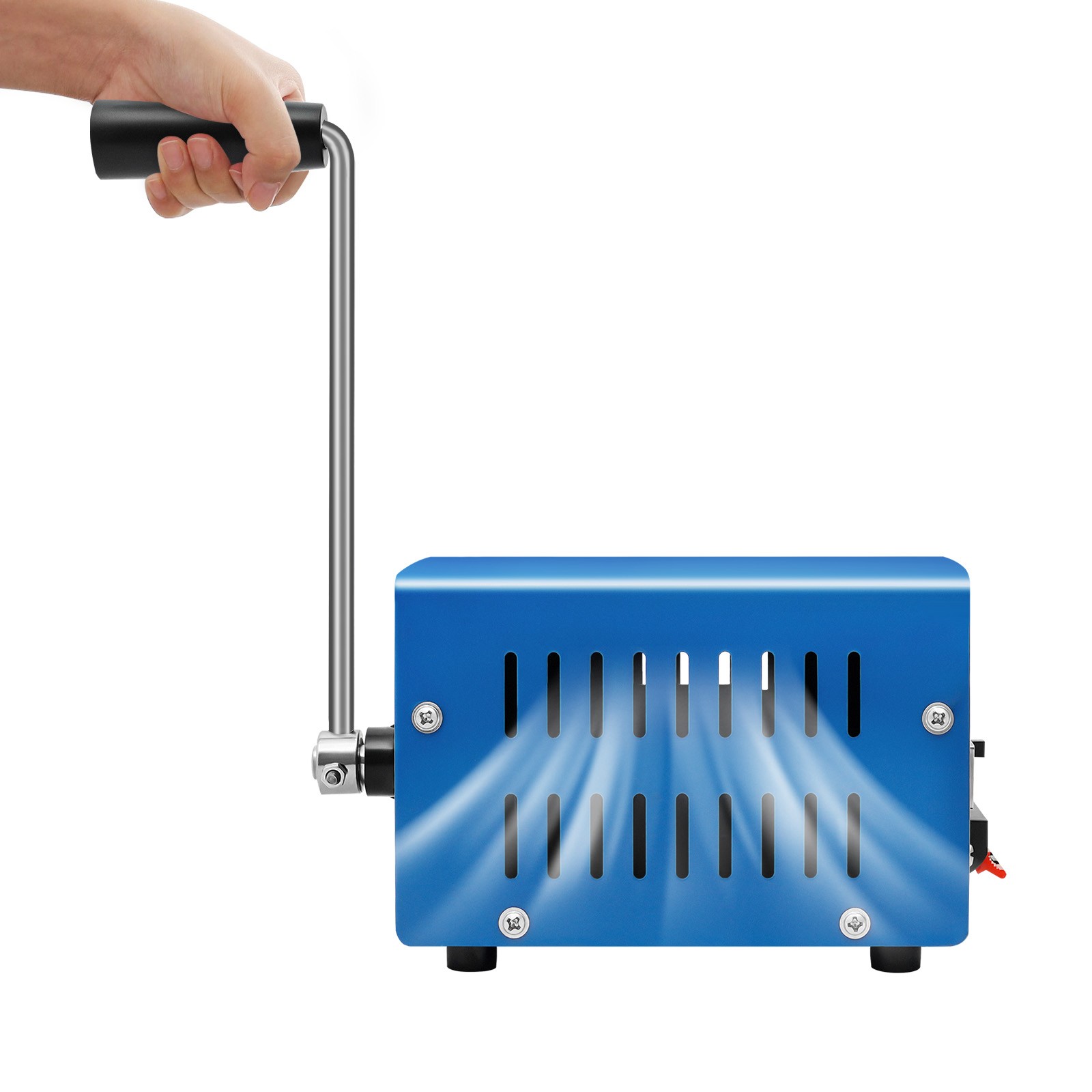 20W Hand Crank Generator Portable USB Charger Manual Power Supply for Camping US