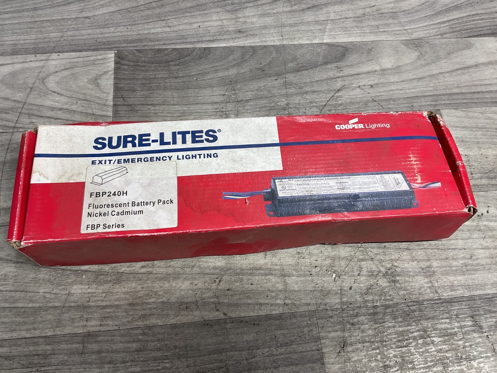 COOPER LIGHTING SURE-LIGHTS FBP24OH SERIES EXIT/EMERGENCY LIGHTING #326M116