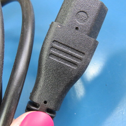 INTERPOWER 70006020300 Qty of 2 per Lot 9.84′ (3.00m) Power Cord Black IEC 320-