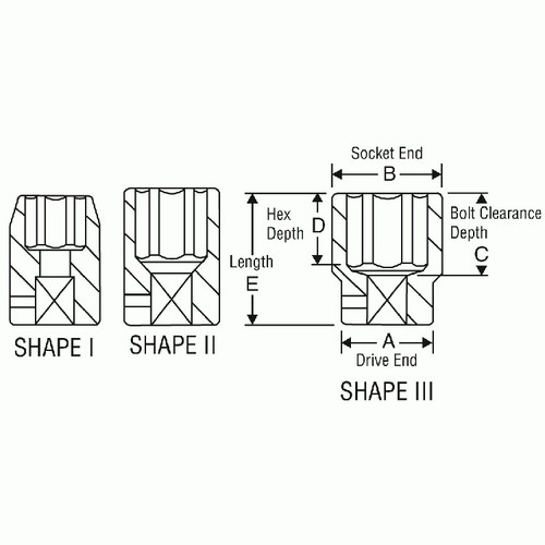 Grey Pneumatic 2018R 1/2″ Drive x 9/16″ Standard Impact Socket, 6-Point
